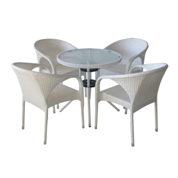 Σετ τραπεζαρίας 5 τμχ. 290-4125В, 75x75 εκ., Genomax - Image 2