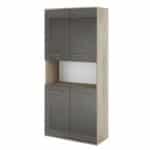 Βιβλιοθήκη με πόρτες 80x36x175.5, Modul 65, Genomax