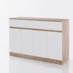 Έπιπλο τηλεόρασης, 120x80x40, Modul 942, Genomax