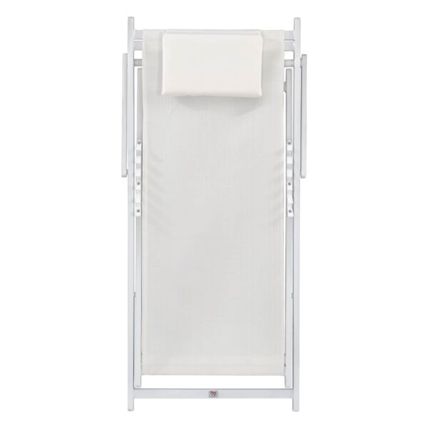 ΣΕΖΛΟΝΓΚ ΕΠΑΓΓΕΛΜΑΤΙΚΗ KEA HM5076.04 ΑΛΟΥΜΙΝΙΟ & TEXTILENE ΛΕΥΚΟ 59,5x102,5x94Υεκ - Image 4