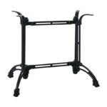 ΑΙΘΡΙΟ Πόδι Τραπεζιού (25,6Kg) Μαντέμι Μαύρο - Βαρέως Τύπου 80x54x74cm