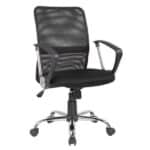 BF2009 Πολυθρόνα Γραφείου Mesh Μαύρο 58x60x91/101cm