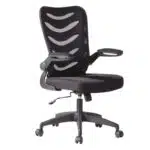 BF2945 Πολυθρόνα Γραφείου Mesh Μαύρο - Ύφασμα Μαύρο 61x61x97/107cm