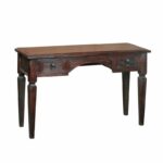 CLASSIC Κονσόλα - Γραφείο, 2 Συρτάρια - Ξύλο Sheesham Καρυδί 117x40x76cm