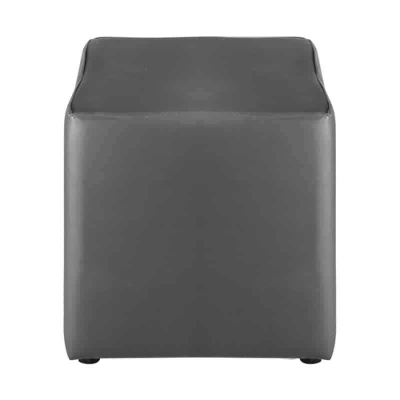 CLUB Σκαμπό Βοηθητικό CLUB Σκαμπό Βοηθητικό, Pu Γκρι 37x37x42cm - Image 1