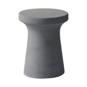 CONCRETE Σκαμπό Κήπου - Βεράντας, Cement Grey Φ.35cm H.45cm