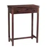 CONSOLE Κονσόλα 1 Συρτάρι Ξύλο Sheesham Καρυδί 60x34x80cm