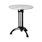 EKO Τραπέζι Τρίνυχο Μαντέμι, Μάρμαρο Φ70 H.74cm - Image 2