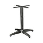 FACTORY Βάση Τραπεζιού Αλουμίνιο Απόχρωση Ανθρακί (2,30kg) 66x66cm H.69cm - Image 2