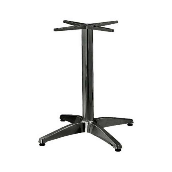 FACTORY Βάση Τραπεζιού Αλουμίνιο Απόχρωση Ανθρακί (2,30kg) 66x66cm H.69cm - Image 2