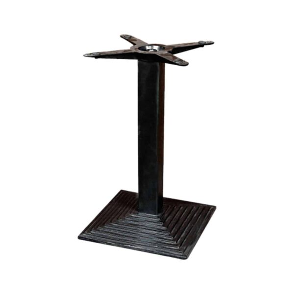 ΕΚΟ Τετράγωνο Βάση Τραπεζιού Μαντέμι Μαύρο/10,00 Kg 40x40x72cm - Image 2