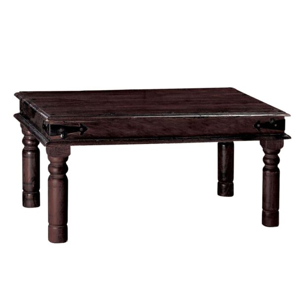 KAMI Τραπεζάκι Σαλονιού Καθιστικού, Ξύλο Sheesham Καρυδί 110x70x40cm - Image 2