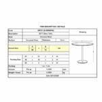 BITT Βοηθητικό Τραπεζάκι Σαλονιού - Καθιστικού Χρώμιο - Γυαλί Clear Φ60cm H.72cm - Image 3