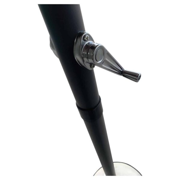 ΟΜΠΡΕΛΑ Αλουμινίου Σκελετός Ανθρακί, Ύφασμα Μπεζ Φ 3m (H 2,4m) - Image 5