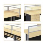 Διαχωριστικό Γραφείων Wenge 180x45cm - Image 2