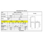 BLEND Καρέκλα Τραπεζαρίας Κουζίνας - PP Μαύρο 50x58x85cm - Image 3