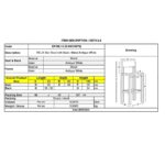 RELIX Σκαμπό Bar-Pro με Πλάτη, Μέταλλο Βαφή Antique White 43x43x76/100cm - Image 3