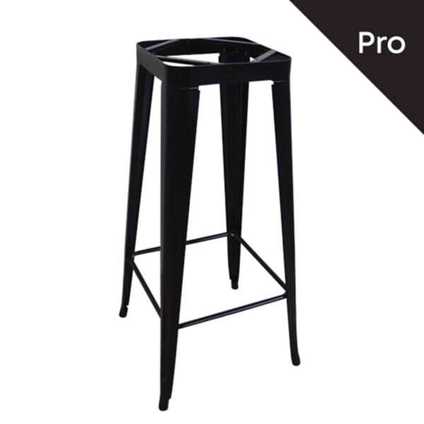 RELIX Βάση Τραπεζιού Bar-Pro, Μέταλλο Βαφή Μαύρο 51x51x100cm - Image 2