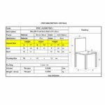 MILLER Καρέκλα Οξιά Σκούρο Καρυδί, PVC Εκρού 45x52x97cm - Image 5