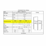 AMIRAL Πολυθρόνα Dining Αλουμίνιο Βαφή Άσπρο Textilene Μπεζ 57x64x86cm - Image 3