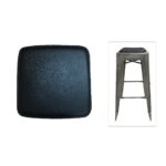 RELIX Κάθισμα για Σκαμπό, Pvc Μαύρο (Μαγνητικό) 27x27cm - Image 2