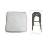 RELIX Κάθισμα για Σκαμπό, Pvc Άσπρο (Μαγνητικό) 27x27cm - Image 2