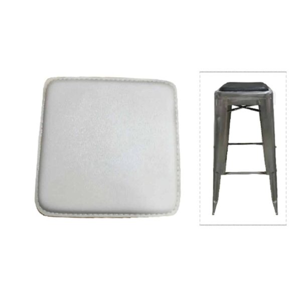 RELIX Κάθισμα για Σκαμπό, Pvc Άσπρο (Μαγνητικό) 27x27cm - Image 2