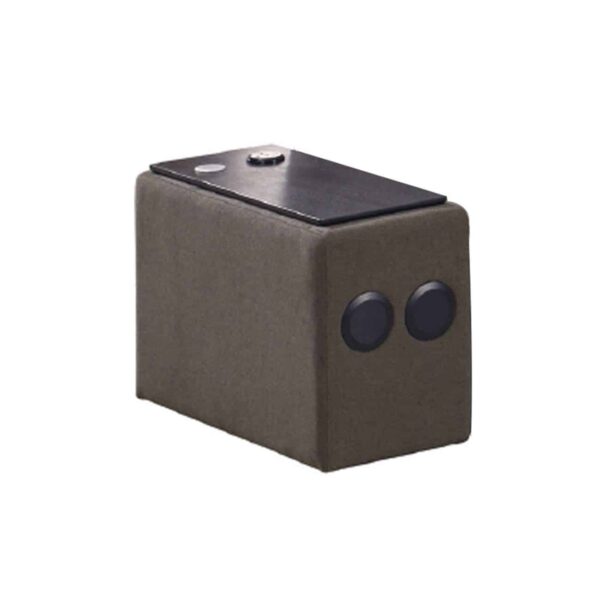 ALCO Σύστημα Ψυχαγωγίας Ύφασμα Καφέ 38x82x54cm - Image 2