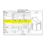 LETO Πολυθρόνα Τραπεζαρίας Κουζίνας, Μέταλλο Βαφή Φυσικό, Ύφασμα Ανοιχτό Καφέ 55x56x86cm - Image 3