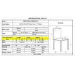 ART Wood Καρέκλα Τραπεζαρίας - Κουζίνας, Πόδια Οξιά, Κάθισμα PP Μαύρο - 1 Step K/D 46x52x82cm - Image 4