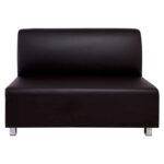 BANDY 2Θέσιος Καναπές Pu Καφέ 130x71x88cm - Image 3