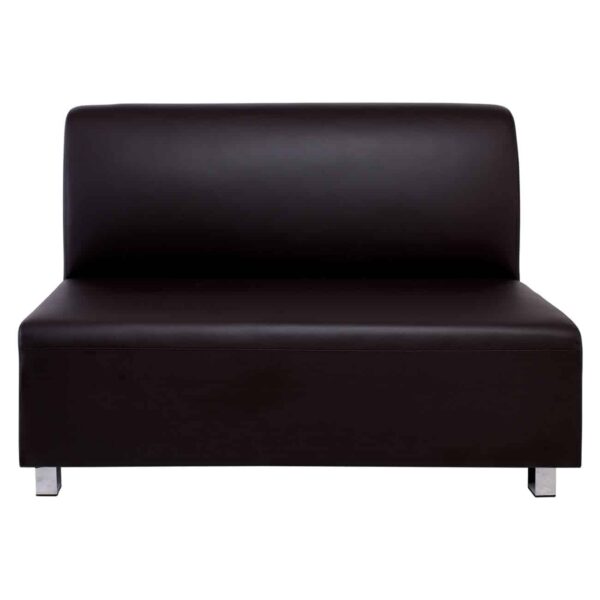 BANDY 2Θέσιος Καναπές Pu Καφέ 130x71x88cm - Image 3