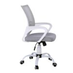 BF2101-S Πολυθρόνα-Pro Γραφείου με Ανάκλιση, Βάση Μέταλλο Βαφή Άσπρο, Γκρι Mesh 57x53x86/96cm - Image 4