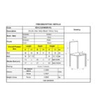 SALSA Καρέκλα Κήπου Βεράντας Μέταλλο Βαφή Μαύρο, Wicker Γκρι 48x59x80cm - Image 6