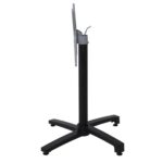 ALTEA Βάση Τραπεζιού Αλουμίνιο Απόχρωση Μαύρο, Πτυσσόμενη (6,20kg) 68x68cm H.72cm - Image 3