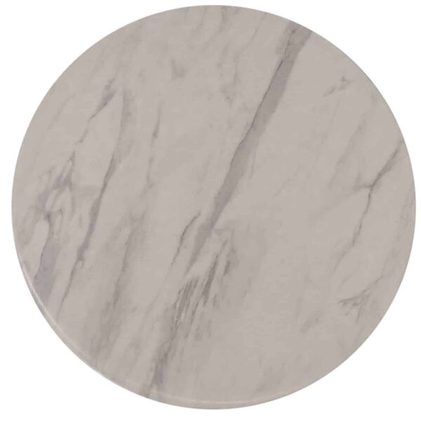 Contract Sliq Normal Επιφάνεια Τραπεζιού τ.Werzalit, Απόχρωση  Marble Φ60cm/16mm - Image 2