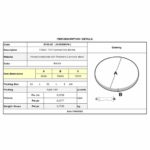 Contract Sliq Normal Επιφάνεια Τραπεζιού τ.Werzalit, Απόχρωση  Marble Φ60cm/16mm - Image 6