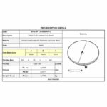 Contract Sliq Normal Επιφάνεια Τραπεζιού τ.Werzalit, Απόχρωση Beech Φ60cm/16mm - Image 6