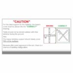 Contract Sliq Normal Επιφάνεια Τραπεζιού τ.Werzalit, Απόχρωση Beech 60x60cm/16mm - Image 5