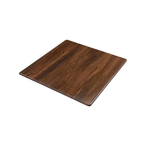 Contract Sliq Normal Επιφάνεια Τραπεζιού τ.Werzalit, Απόχρωση Walnut 70x70cm/16mm - Image 2
