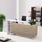 Reception PROJECT Απόχρωση Sonoma - Άσπρο 180x75x110cm - Image 2