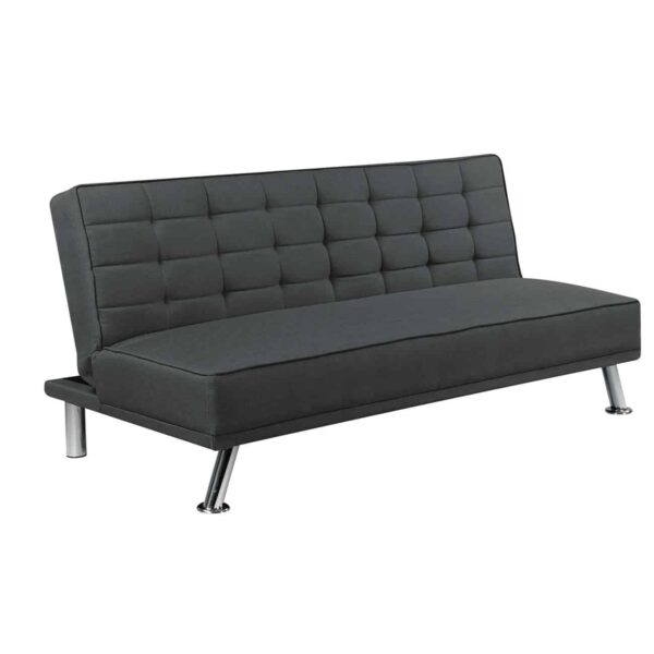 EUROPA Καναπές - Κρεβάτι Σαλονιού  Καθιστικού, Ύφασμα Ανθρακί 176x82x80cm Bed:176x102x40cm - Image 2