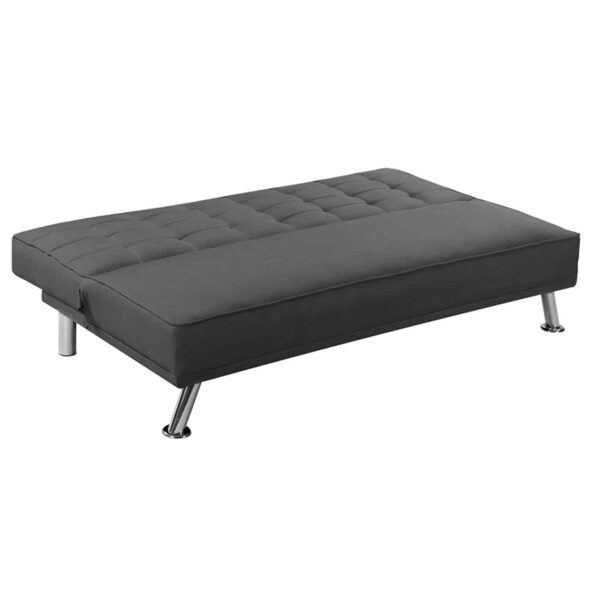 EUROPA Καναπές - Κρεβάτι Σαλονιού  Καθιστικού, Ύφασμα Ανθρακί 176x82x80cm Bed:176x102x40cm - Image 3