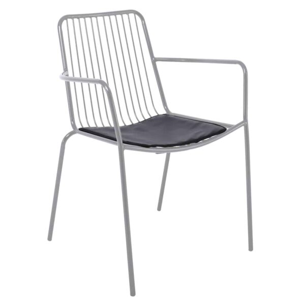 NEXUS Μαξιλάρι Πολυθρόνας Pu Μαύρο (πάχος 1cm) 41x38x1cm - Image 3