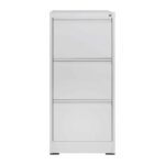 ΦΟΡΙΑΜΟΣ Αρχειοθέτησης Γραφείου 3 Συρτάρια, Μέταλλο Βαφή Άσπρο H.103 46x62x103cm - Image 3