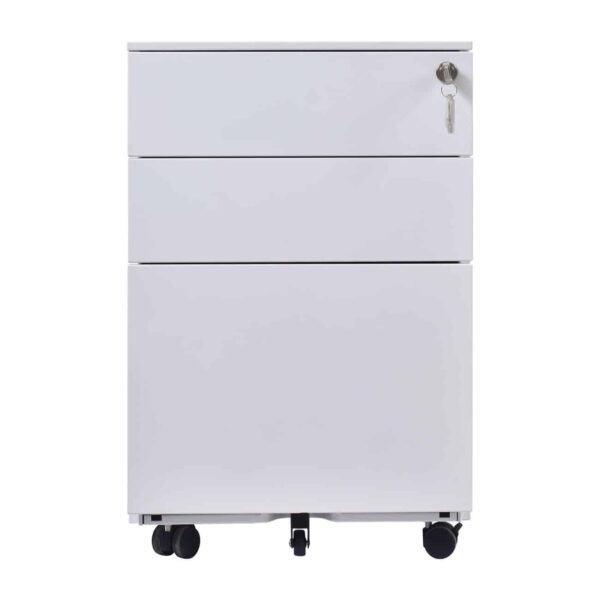 ΣΥΡΤΑΡΙΕΡΑ Μέταλλο Βαφή Άσπρο 39x52x60cm - Image 2