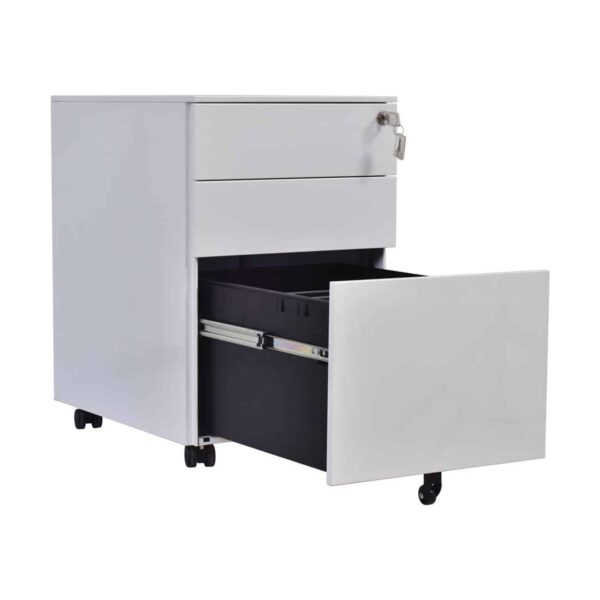 ΣΥΡΤΑΡΙΕΡΑ Μέταλλο Βαφή Άσπρο 39x52x60cm - Image 3