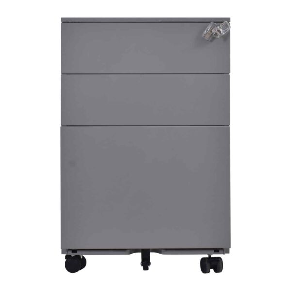 ΣΥΡΤΑΡΙΕΡΑ Μέταλλο Βαφή Γκρι 39x52x60cm - Image 2