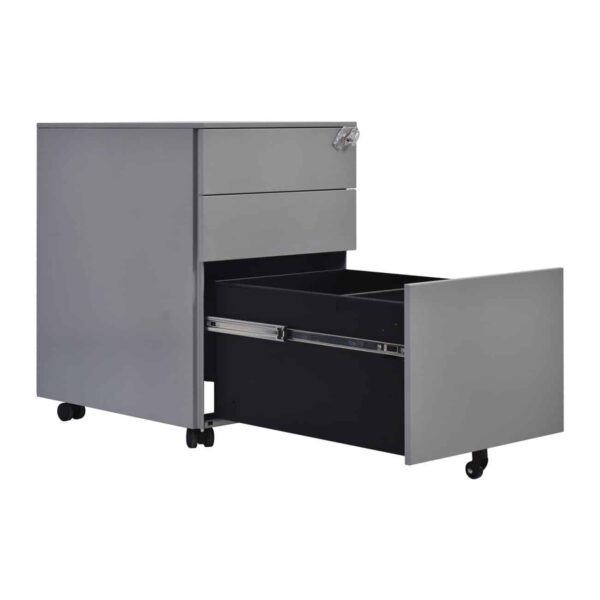 ΣΥΡΤΑΡΙΕΡΑ Μέταλλο Βαφή Γκρι 39x52x60cm - Image 3