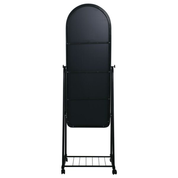 ROLLAND Small Καθρέπτης Δαπέδου, Μέταλλο Βαφή Μαύρο 37x37x160cm - Image 5